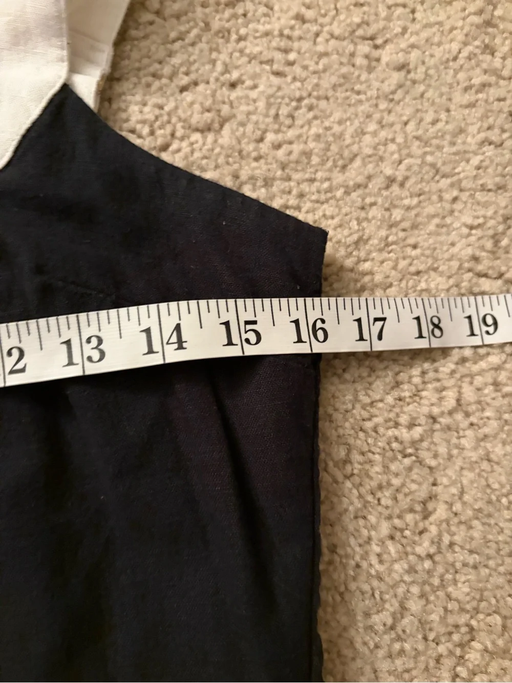 Abercrombie & fitch black white square neck split linen back maxi dress medium